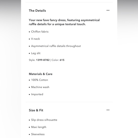 NWT AE Asymmetrical Ruffle Maxi Slip Dress - Picture 8 of 8